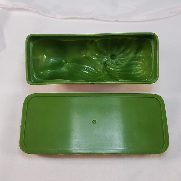 VTG Thanksgiving Fall MCM Butter Dish Retro 1960's Veggies Harvest Cottagecore - Picture 9 of 9